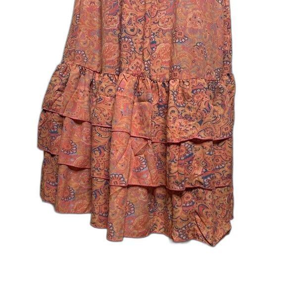 BOEMO Revolve Women's Bohemian Paisley Maxi Dress Sz M EUC - Picture 5 of 12